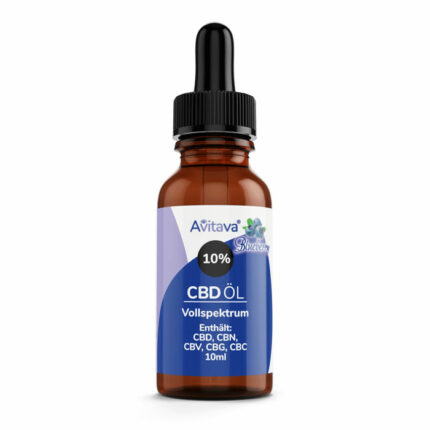 Avitava Blaubeere 10% CBD Öl