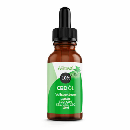 Avitava Minze 10% CBD Öl