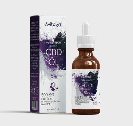 Avitava 5% Fullspectrum Öl mit Melatonin 10 ml