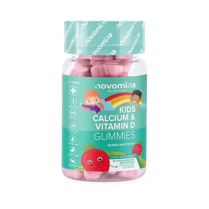 Novomins Kids Calcium and Vitamin D Gummies 30 Gummibärchen