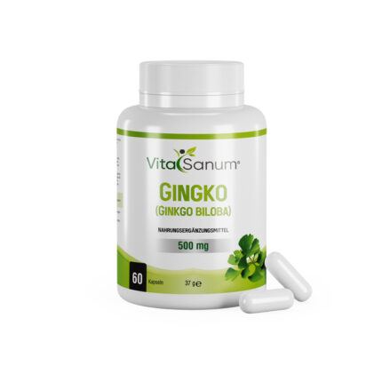 VitaSanum® - Gingko (Ginkgo biloba) 500 mg 60 Kapseln